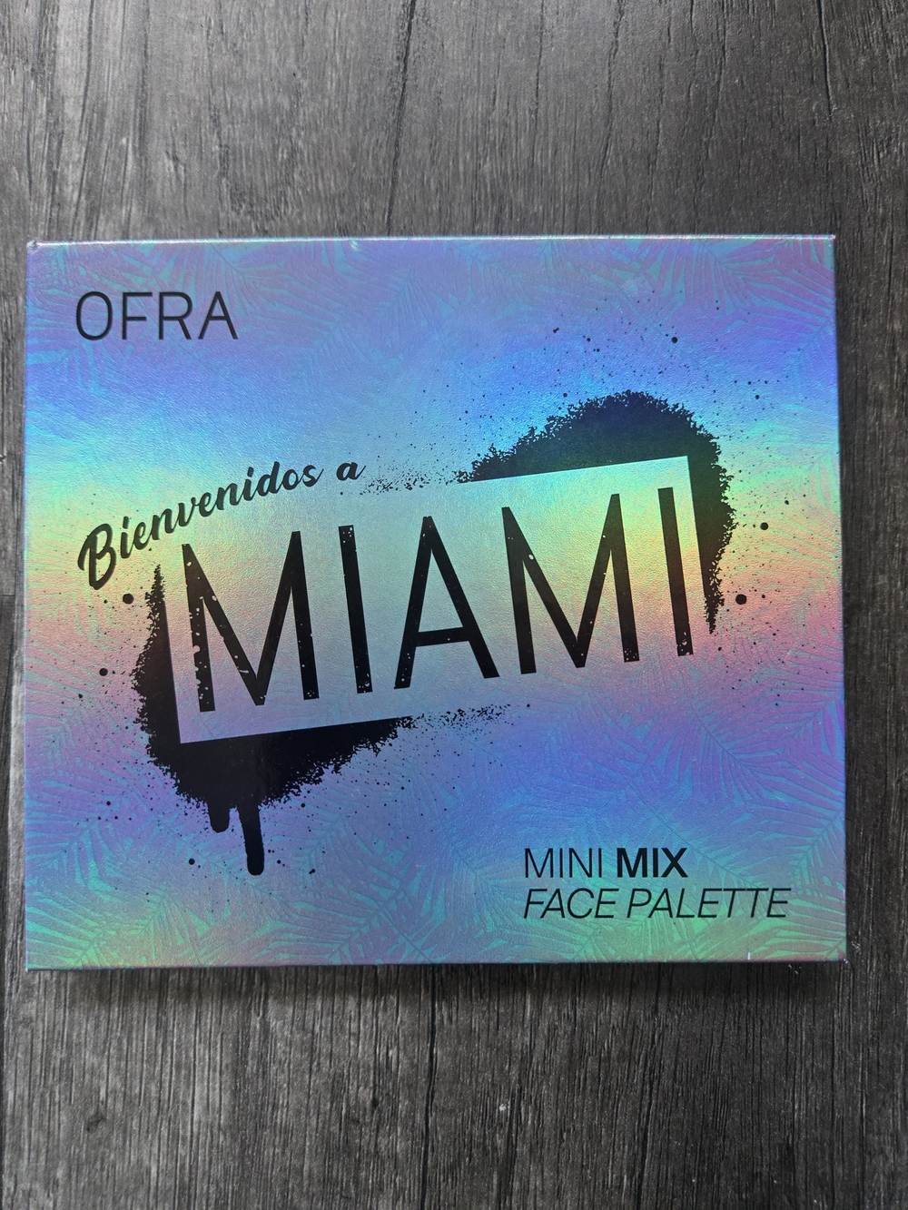 OFRA Bienvenidos a Miami Mini Mix Face Palette - Holographic Blue Green